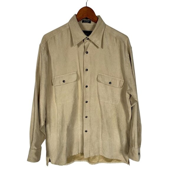 Preswick & Moore Other - Preswick & Moore Sport Soft Suede Button Down Shirt Size Medium